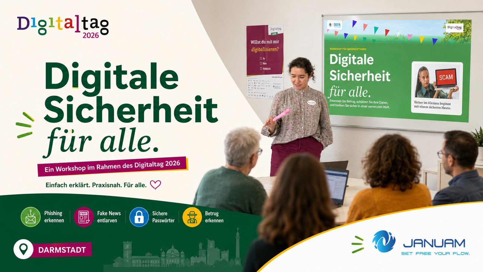 Workshop „Digitale Sicherheit für alle“ am Digitaltag